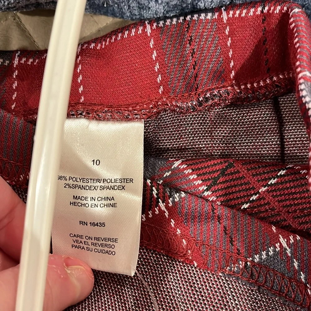KensieGirl Chenille Sweater And Plaid Skirt Set / NWT / Size 10